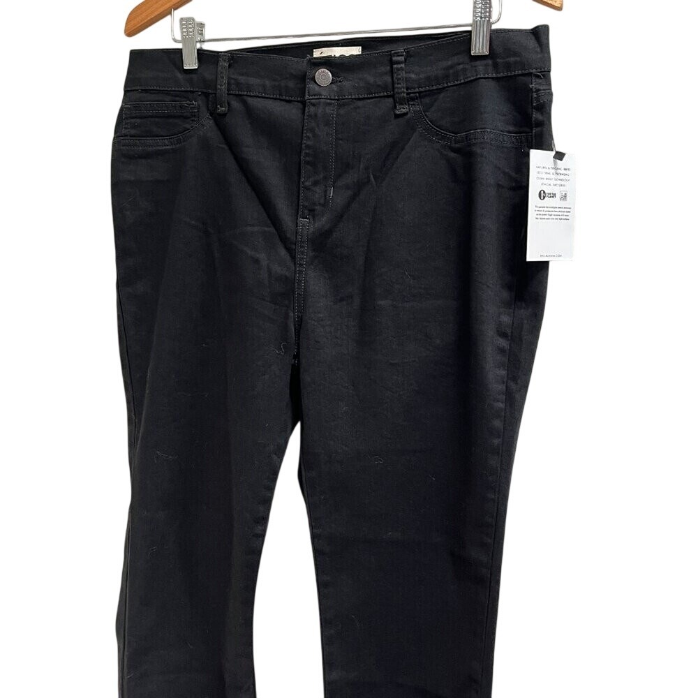 NWT ETICA Black High Rise Skinny Jeans, Size 5 XL‎ 36" Waist MSRP $238
